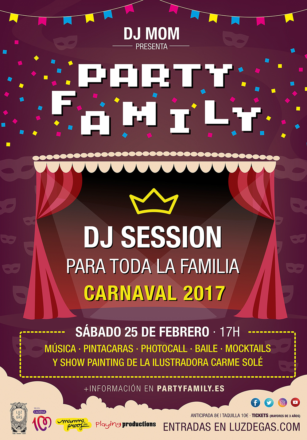 Party Family en Luz de Gas